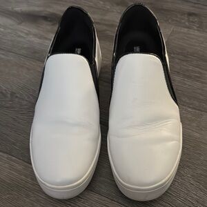 Women's White Slip-On Shoes